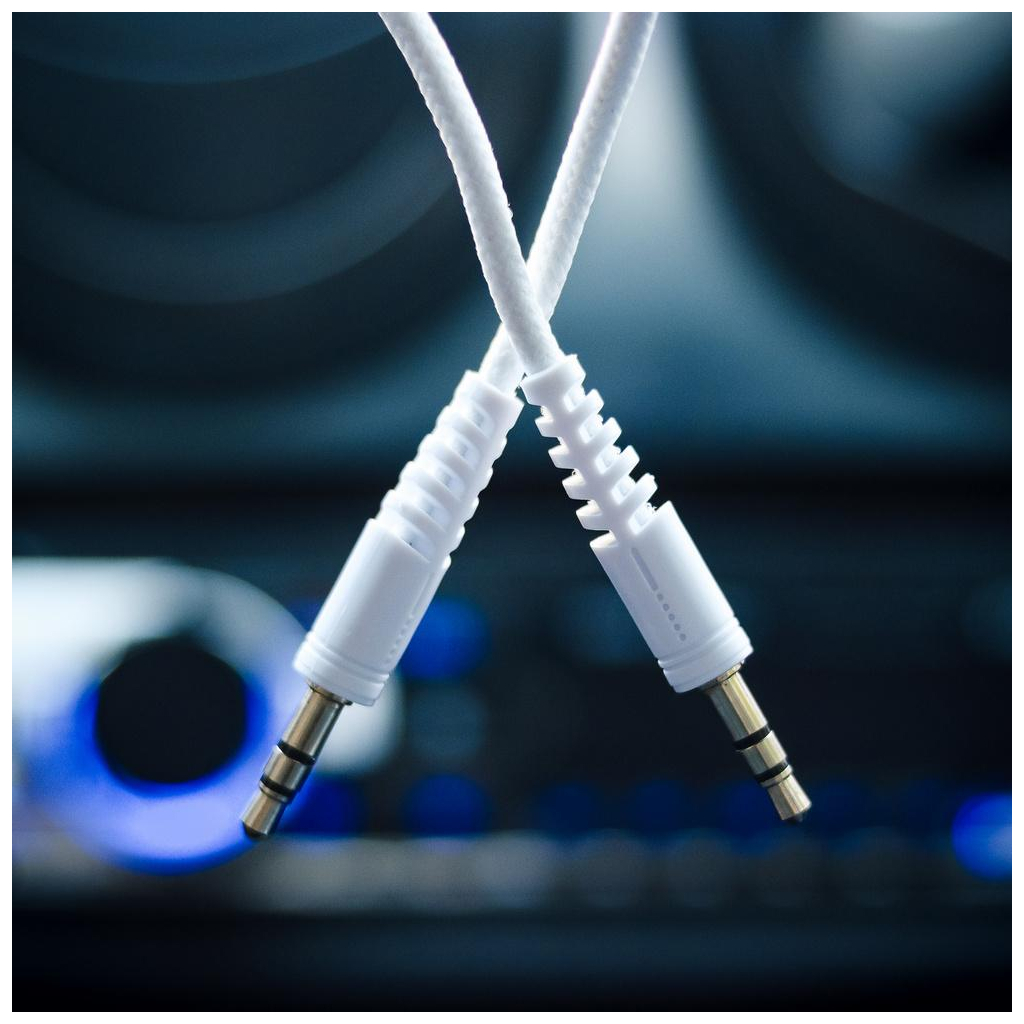 Кабель мультимедійний 3.5mm M to 3.5mm M 1.0m white XQISIT (4029948026954) - picture 3