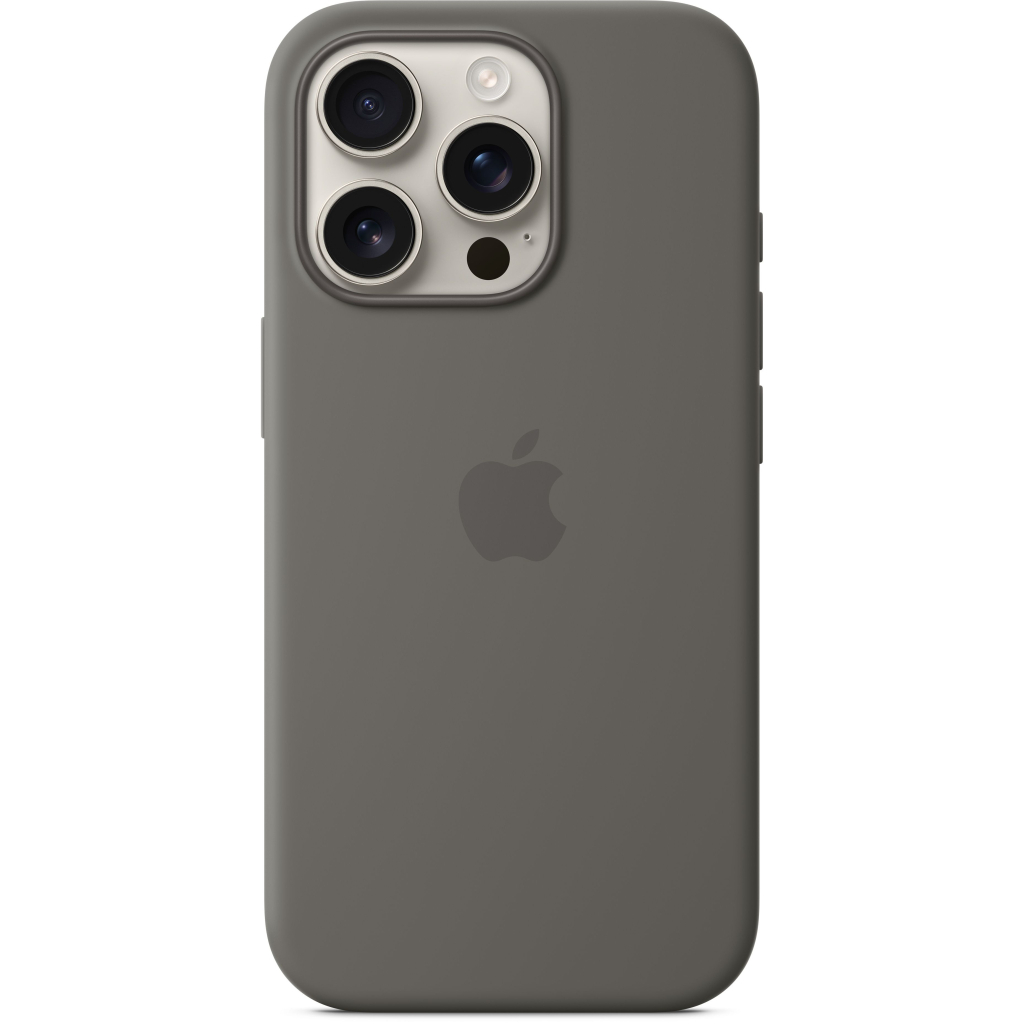 Чохол до мобільного телефона Apple iPhone16 Pro Silicone Case with MagSafe - Stone Gray (MYYL3ZM/A) - зображення 3