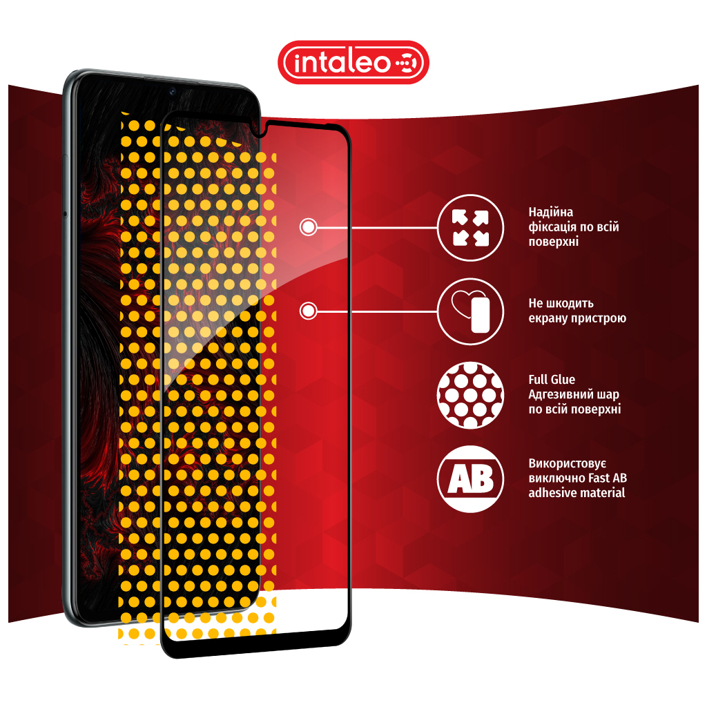 Скло захисне Intaleo Full Glue ZTE Blade A72S Black (1283126575839) - зображення 7