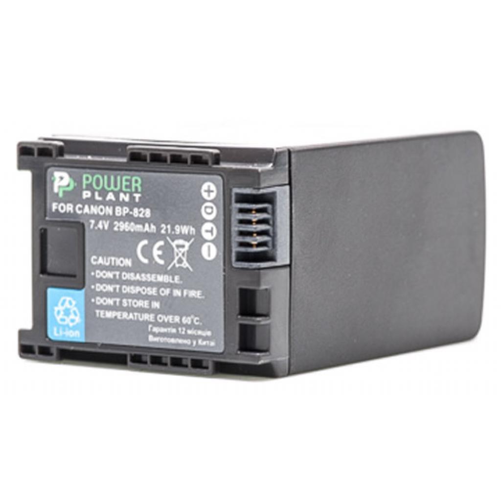 Акумулятор до фото/відео PowerPlant Canon BP-828 Chip (DV00DV1372) - изображение 2