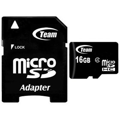 Карта пам'яті Team 16Gb microSDHC class 4 (TUSDH16GCL403) - зображення 1