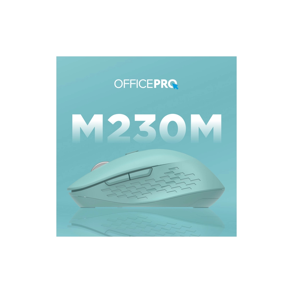 Мишка OfficePro M230M Silent Click Wireless/Bluetooth Mint - зображення 5