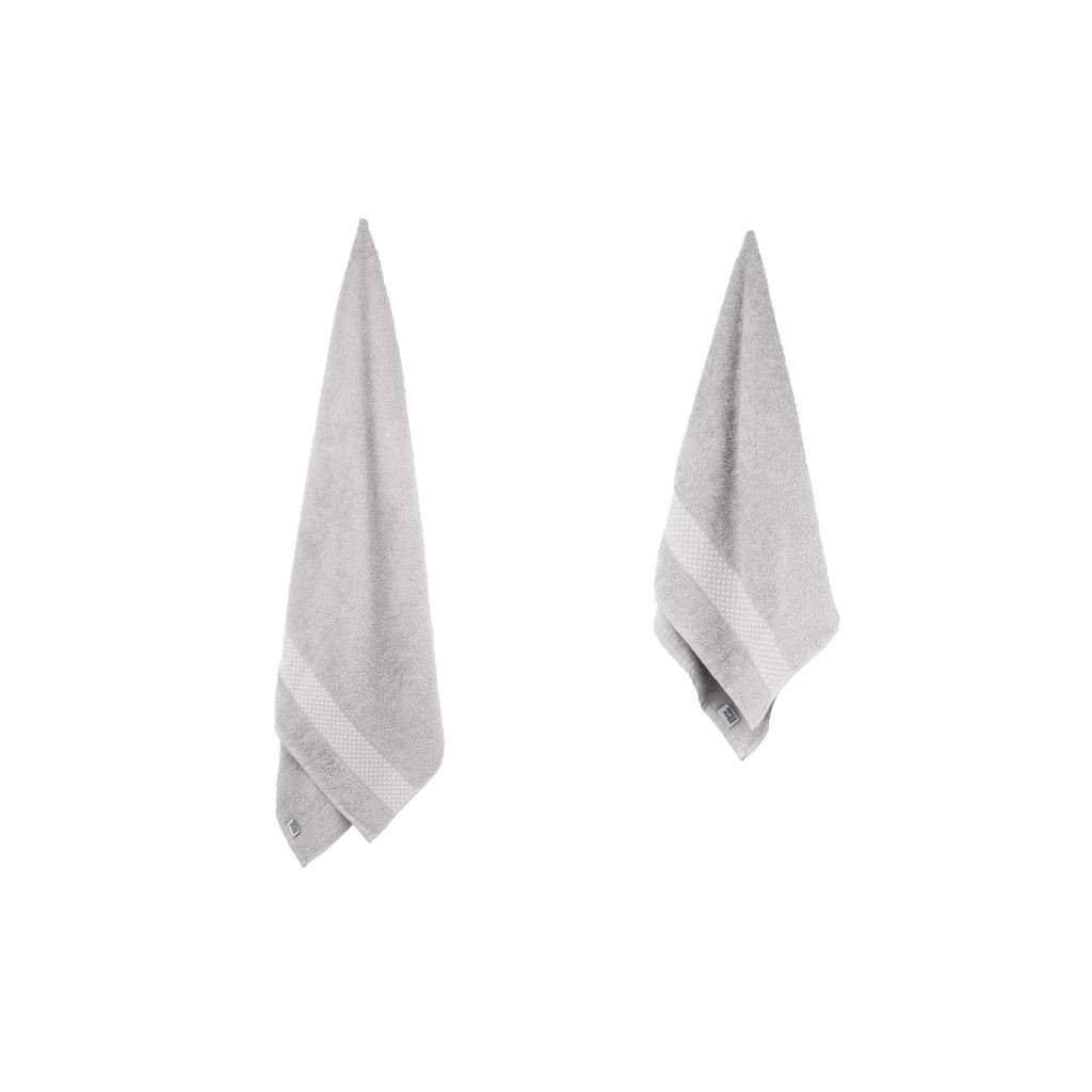 Рушник Ardesto набір махрових Holiday 2 шт 50х90см, 70х140см, 100% бавовна, сріблястий (ART2557SV) - зображення 10