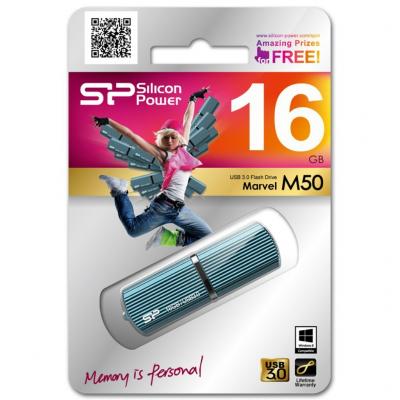 USB флеш накопичувач Silicon Power 16GB MARVEL M50 USB 3.0 (SP016GBUF3M50V1B) - зображення 3