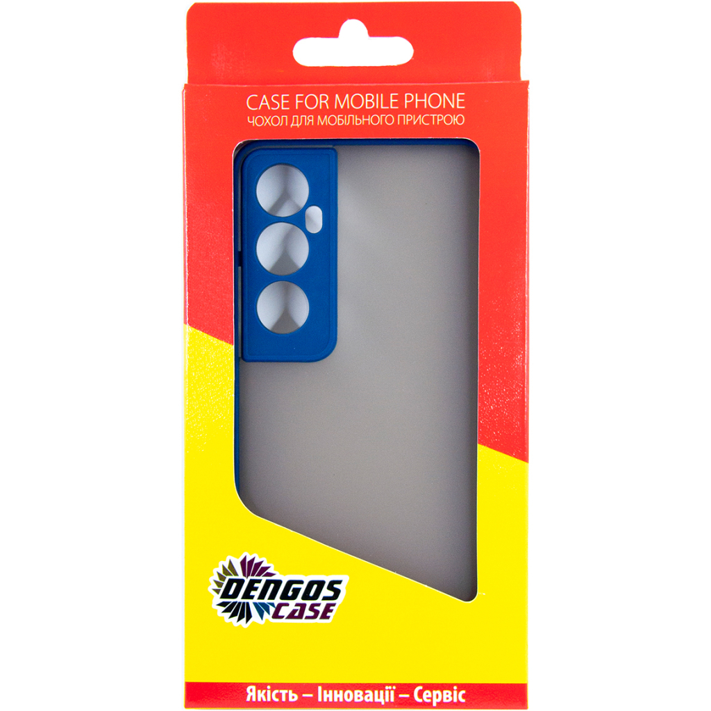 Чохол до мобільного телефона Dengos Matte Realme C65 (Blue) (DG-TPU-MATT-144) - зображення 5