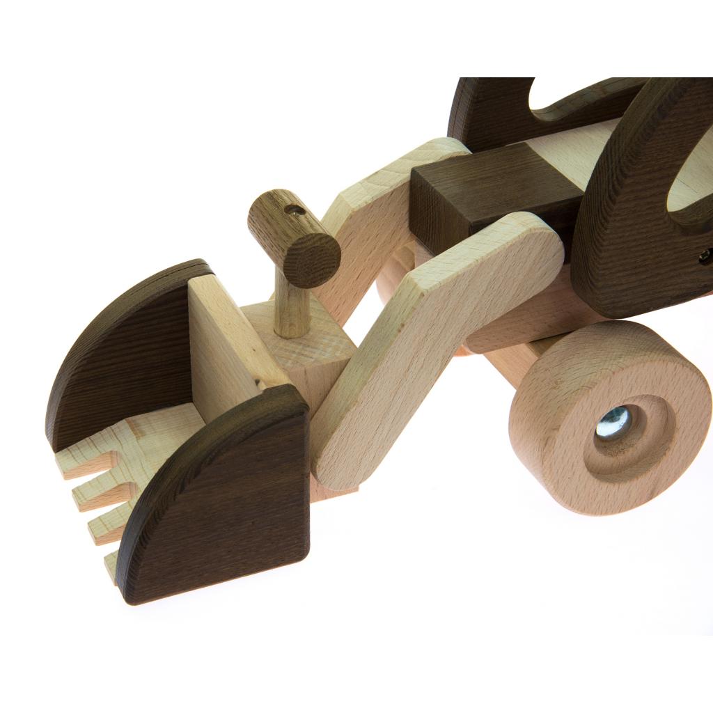 Машина Goki дерев'яна Екскаватор (натуральний) (55910) - зображення 3