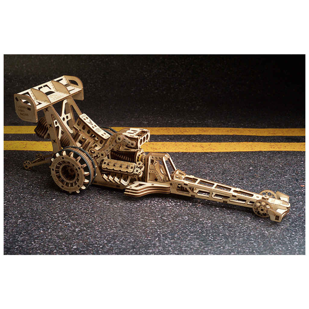 Конструктор Ugears Драгстер (6337395) - зображення 12