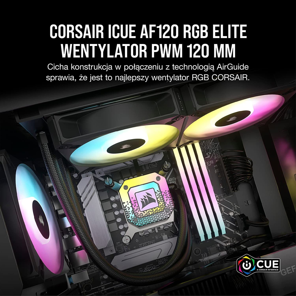 Кулер до корпусу Corsair AF120 RGB Elite (CO-9050153-WW) - зображення 4