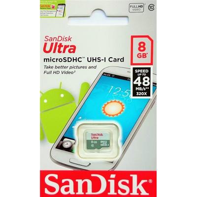 Карта пам'яті SanDisk 8GB microSDHC class 10 UHS-I Ultra (SDSQUNB-008G-GN3MN) - зображення 2