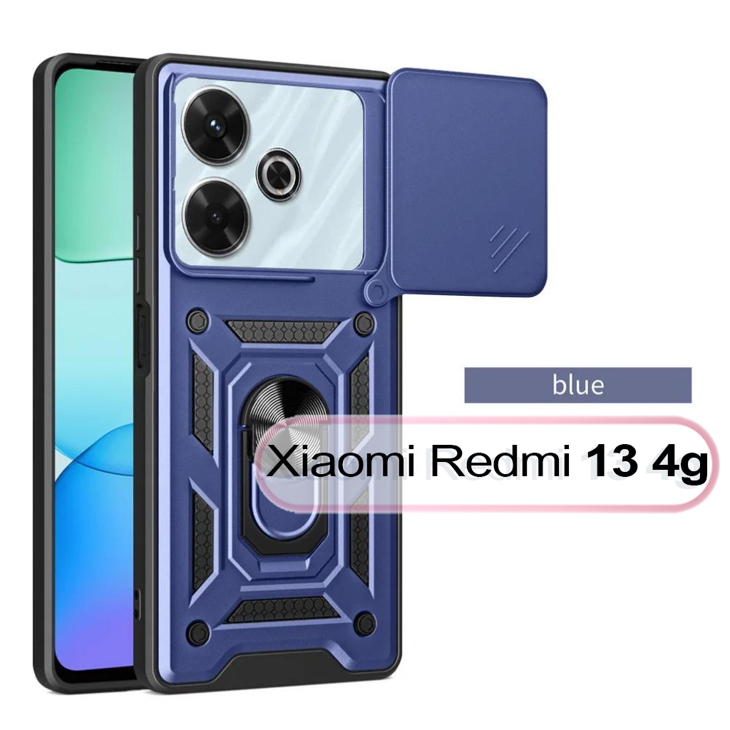 Чохол до мобільного телефона BeCover Military Xiaomi Redmi 13 Blue (711552) - зображення 1