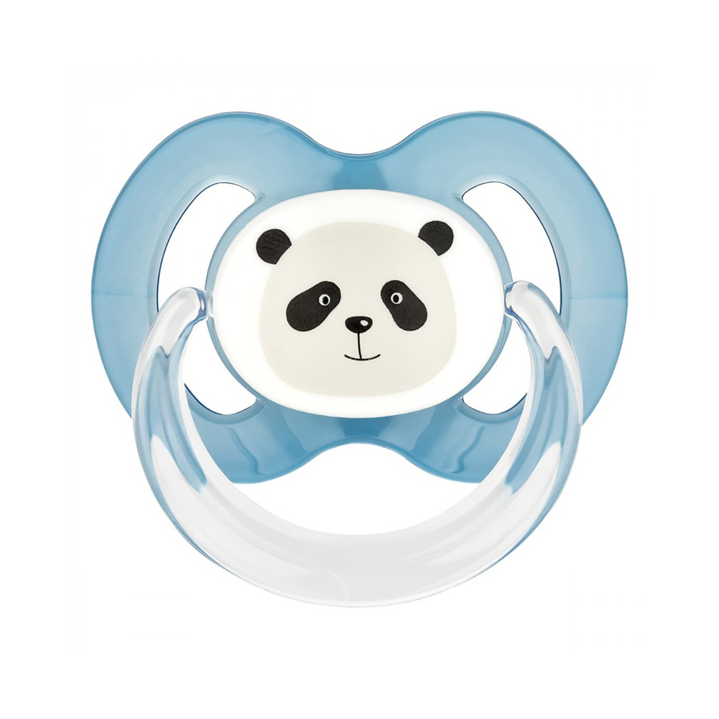 Пустушка Baby-Nova Wild Animals 6-18 міс. блакитна/синя 2 шт (3962319) - зображення 2