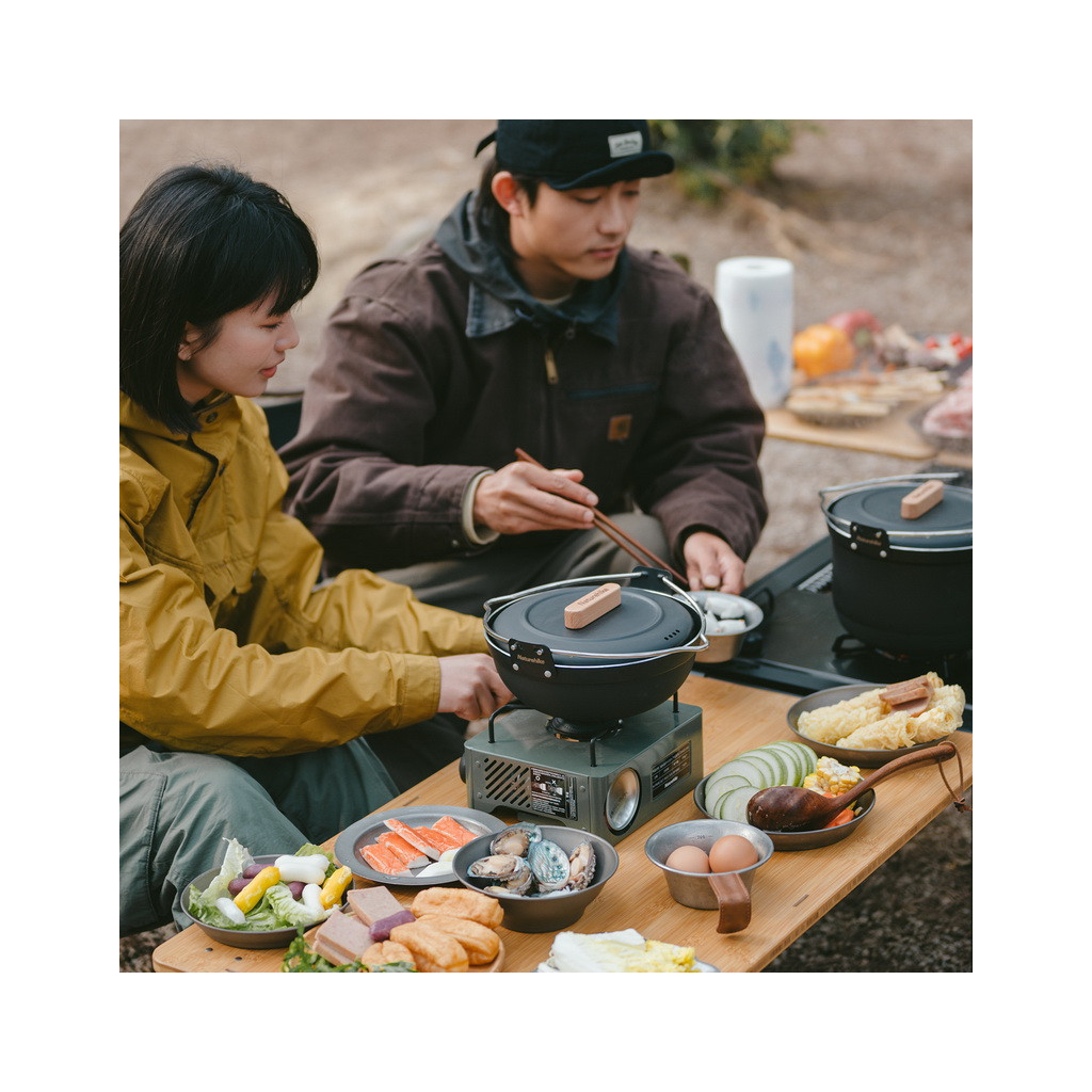 Сковорода туристична Naturehike Сотейник із кришкою CNK2300CJ014 алюміній (6976023925245) - зображення 2