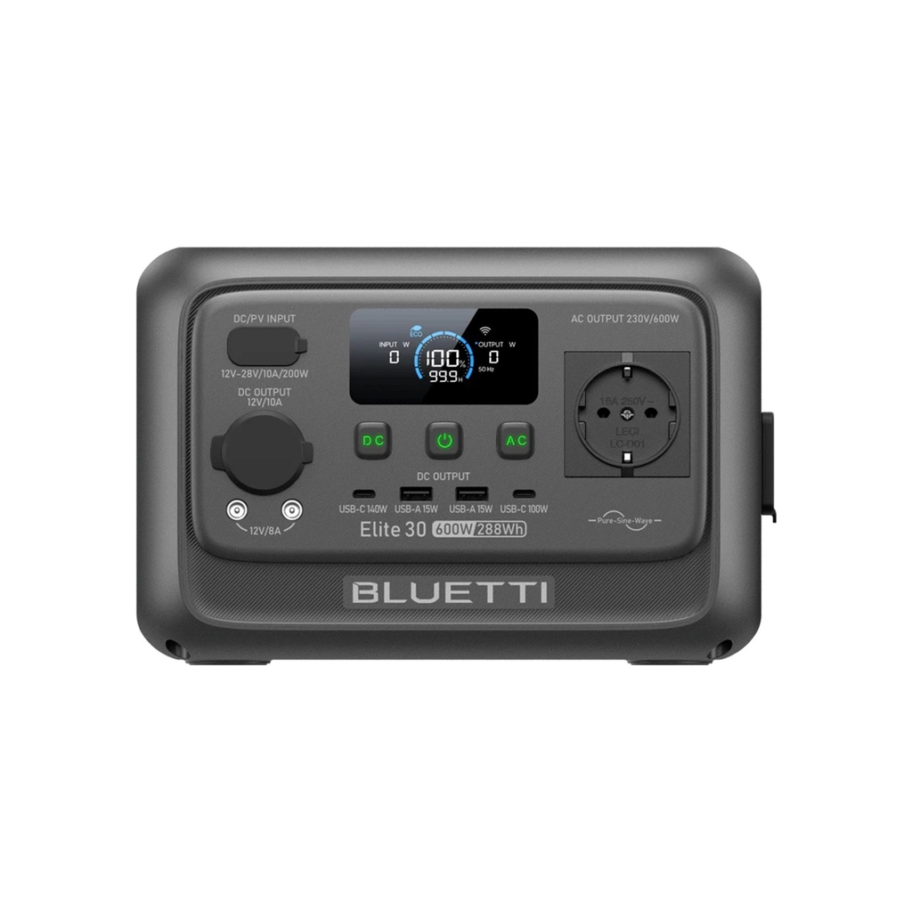Зарядна станція BLUETTI Elite 30 V2, 600W, 288Wh (EL30V2) - зображення 1