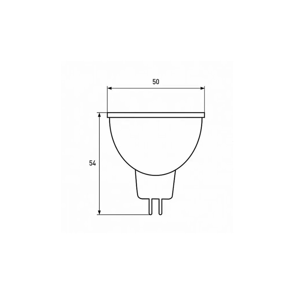 Лампочка Eurolamp LED SMD MR16 5W GU5.3 4000K 220V (LED-SMD-05534(P)) - изображение 3