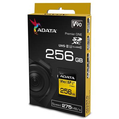 Карта пам'яті ADATA 256GB SDXC class 10 UHS-II U3 (ASDX256GUII3CL10-C) - зображення 3