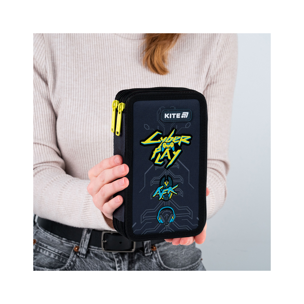 Пенал Kite 623 Cyber, 2 відділення (K25-623-4) - зображення 7