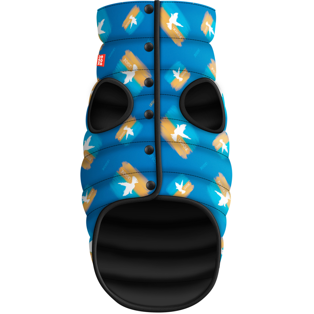 Курточка для тварин WAUDOG Clothes "Прапор" M 40 (5741-0229) - зображення 1