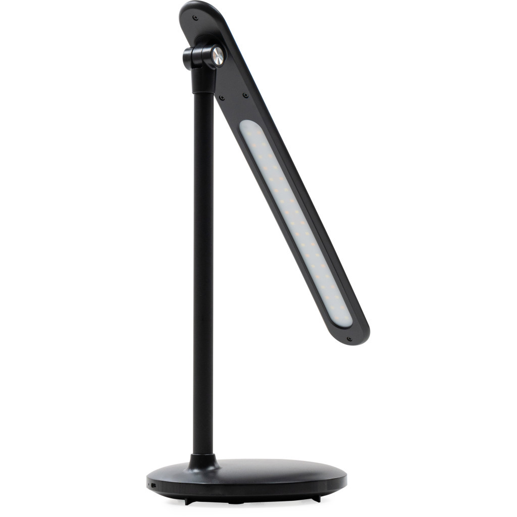Настільна лампа ColorWay 4W з вбудованим акумулятором 1800 mAh USB in/out 5V*1A, black (CW-DL02B-B) - зображення 10