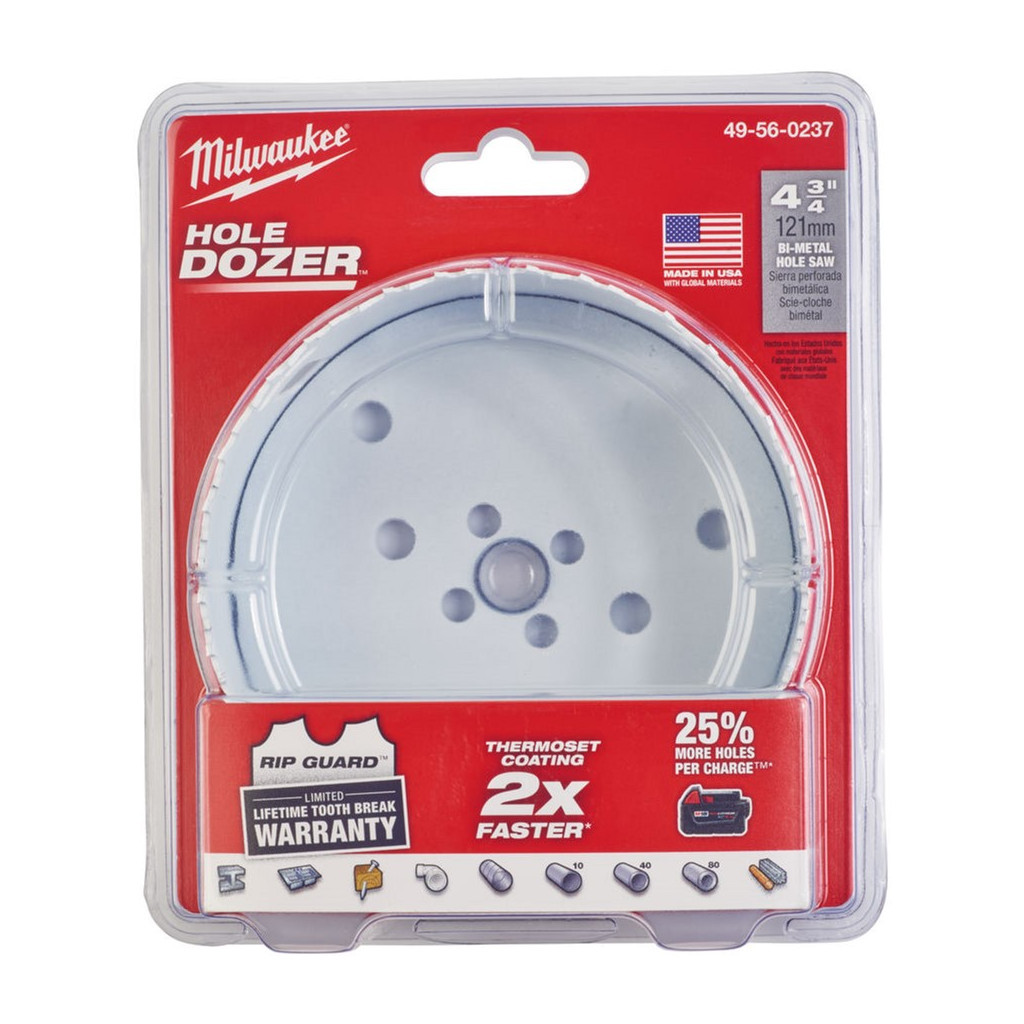 Коронка Milwaukee Bi-Metal 121мм (49560237) - зображення 2