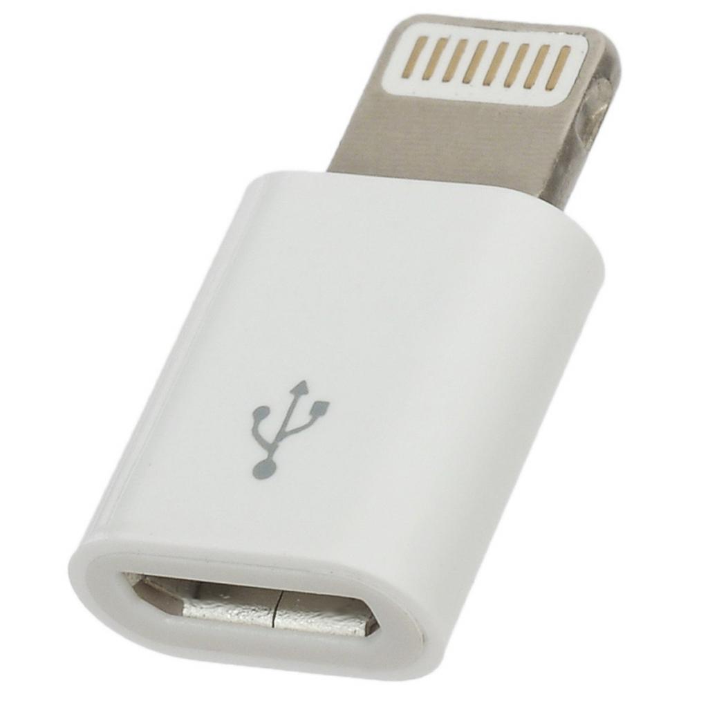 Перехідник PowerPlant Apple Lightning 8-pin to Micro USB (DV00DV4047) - зображення 1