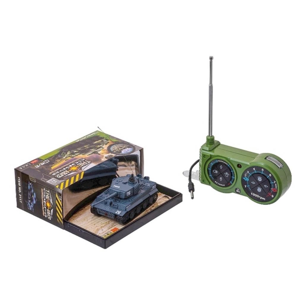 Радіокерована іграшка Great Wall Toys Танк мікро 1:72 Tiger зі звуком (сірий) (GWT2117-4) - зображення 5