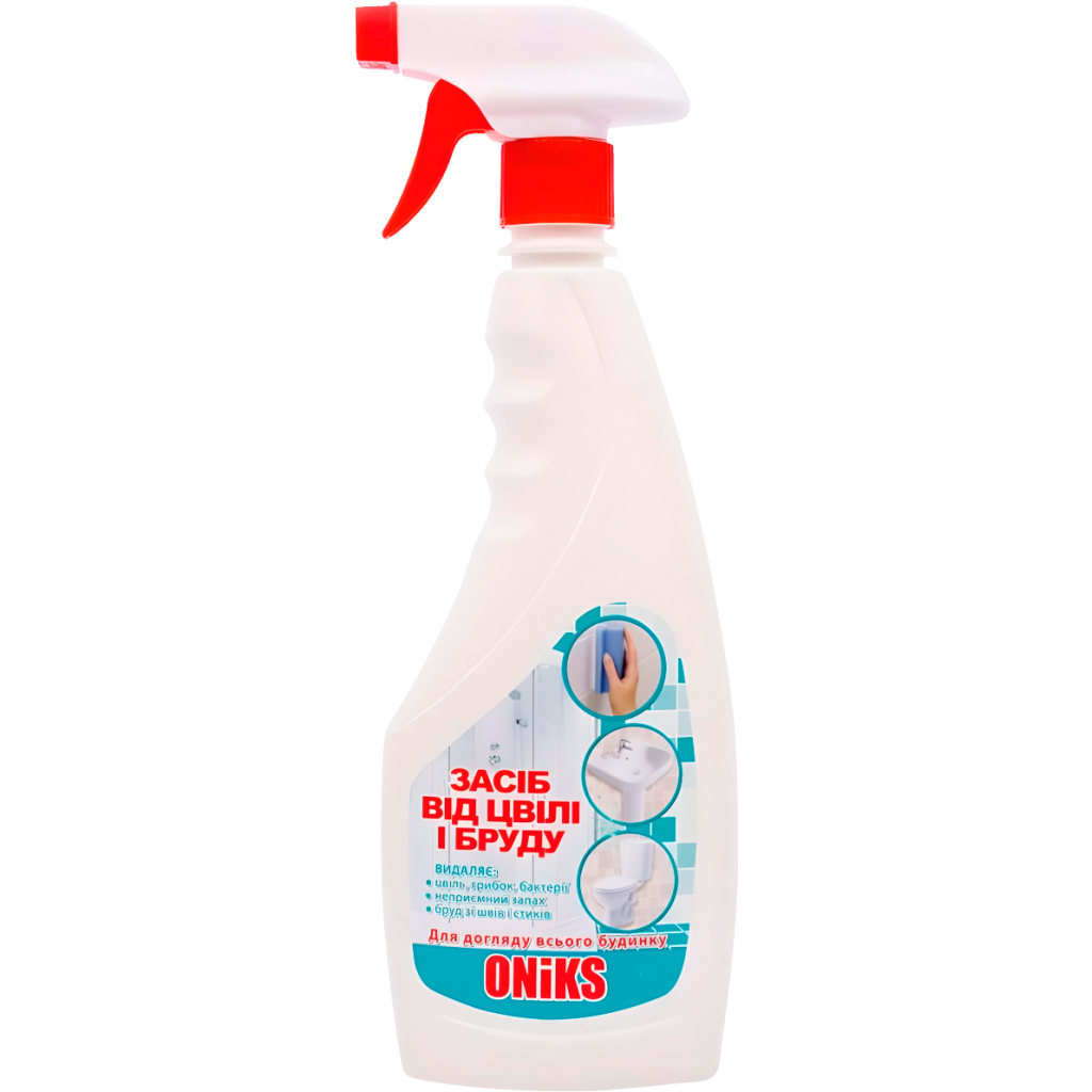 Спрей для чищення ванн Oniks для видалення цвілі і бруду 500 мл (4820191760318) - зображення 1