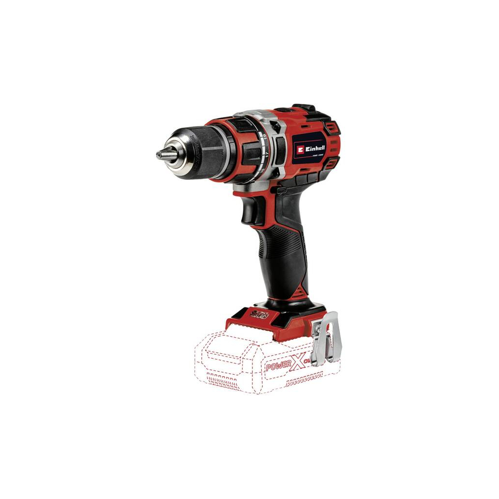 Шуруповерт Einhell TE-CD 18/50 Li BL Solo X-Change (без АКБ та ЗП) (4513887) - зображення 3