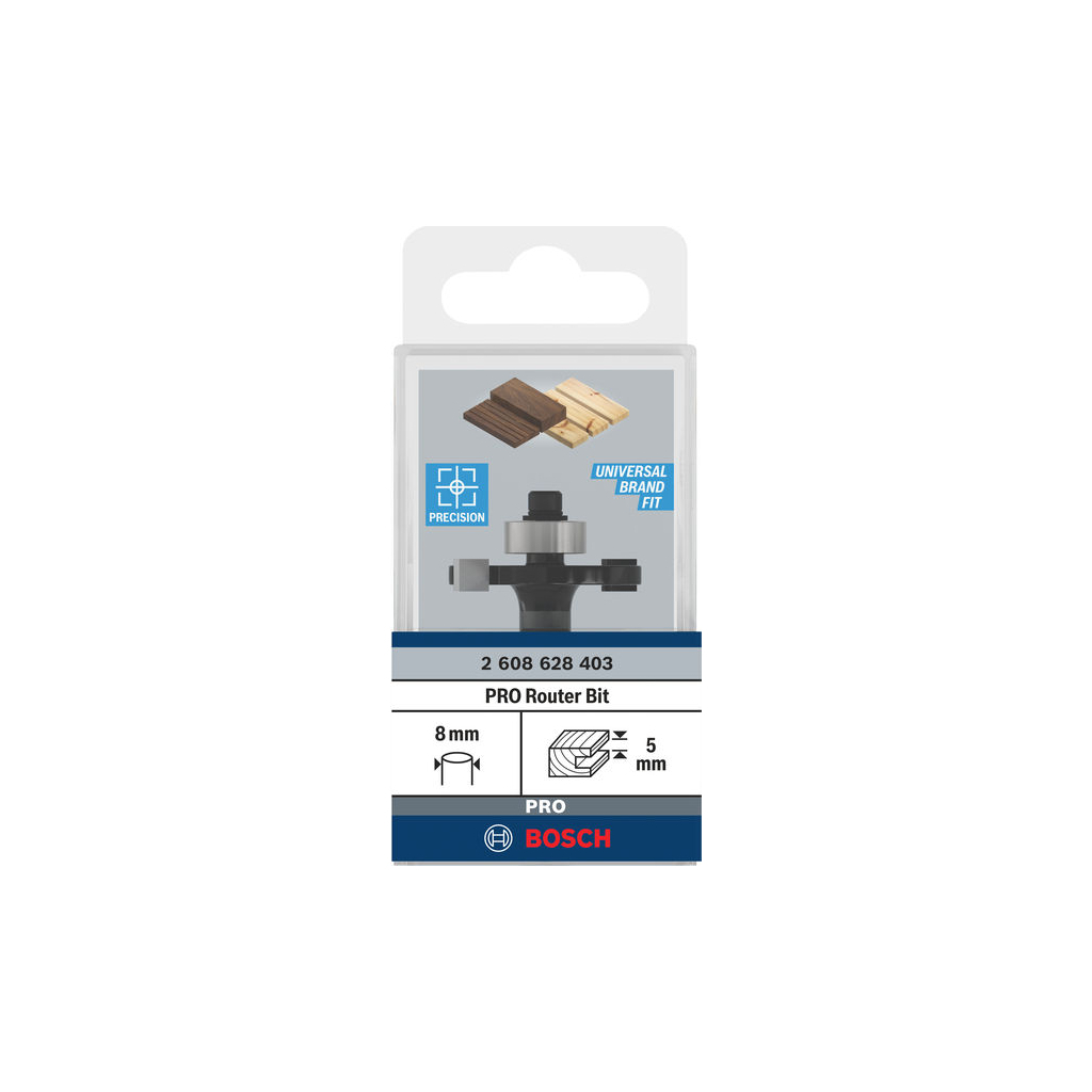 Фреза Bosch Professional дискова пазова, Std, S8, D32, L5 (2.608.628.403) - зображення 2