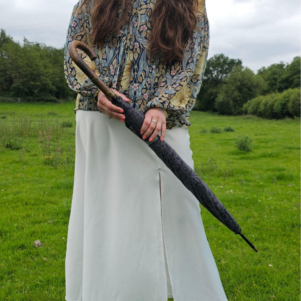 Парасоля Fulton L936-040706 Morris & Co Hampstead UV Strawberry Thief Graphite (L936-040706) - зображення 4