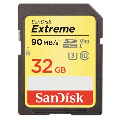 Карта пам'яті SanDisk 32GB SDHC class 10 UHS-I U3 4K Extreme (SDSDXVE-032G-GNCIN) - зображення 1