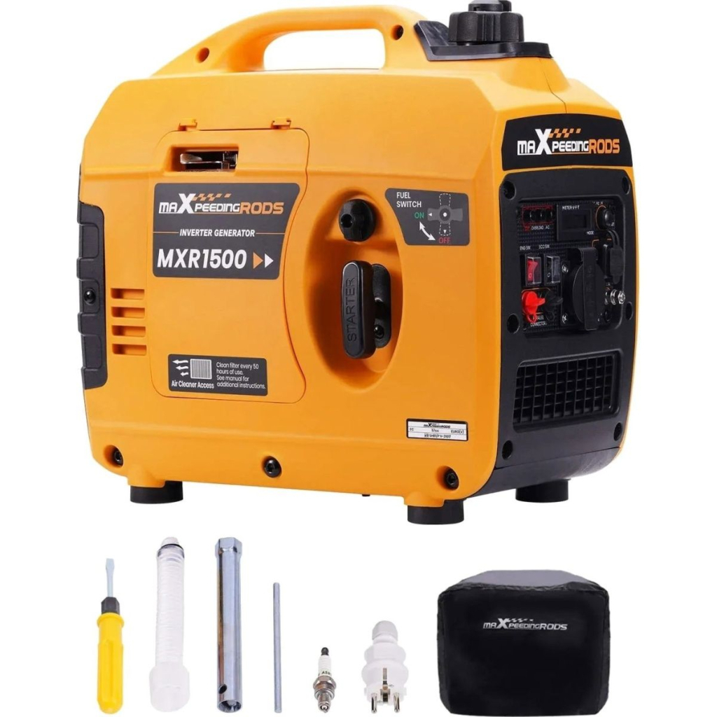 Генератор maXpeedingRODS MXR1500 інверторний (1 kW), 220V, 50Hz, 2,4л, ручний запуск (mxr1500) - зображення 10