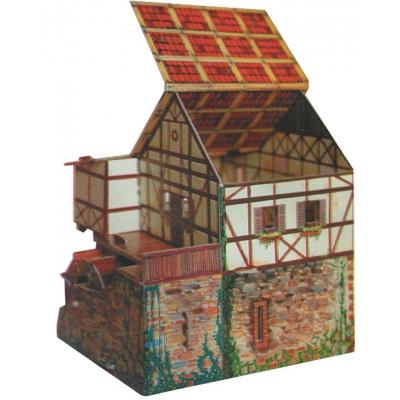 Збірна модель Умная бумага Водяний млин серії Середньовічне місто (245-01) - зображення 4