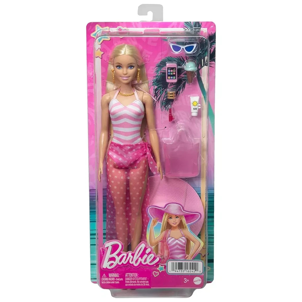 Лялька Barbie Пляжна прогулянка (HPL73) - зображення 6