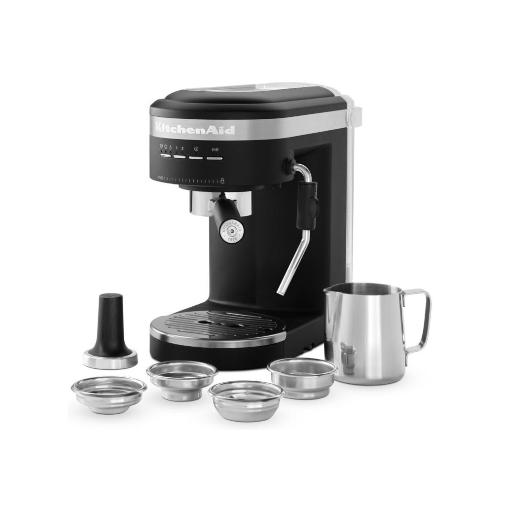 Ріжкова кавоварка еспресо KitchenAid 5KES6403EBM - зображення 3