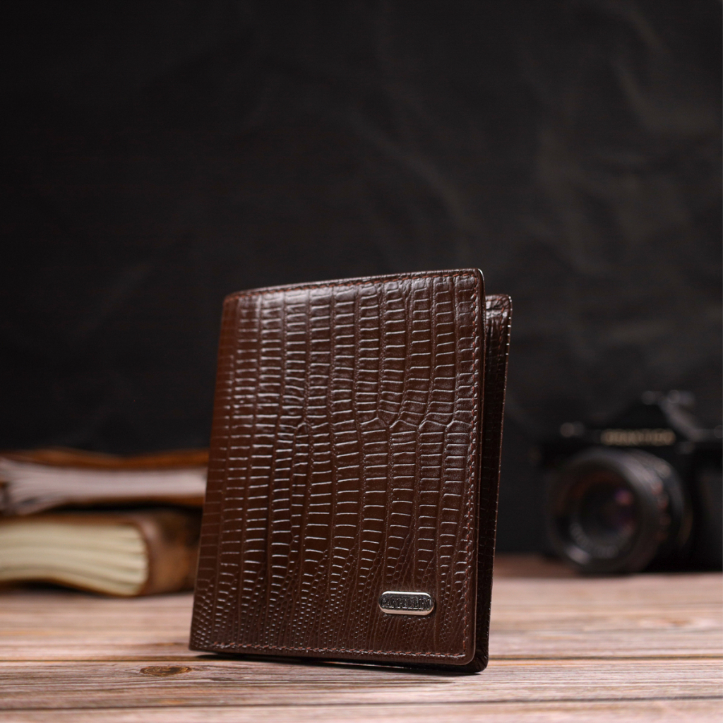 Гаманець Canpellini З натуральної шкіри Коричневий (21927) - зображення 8