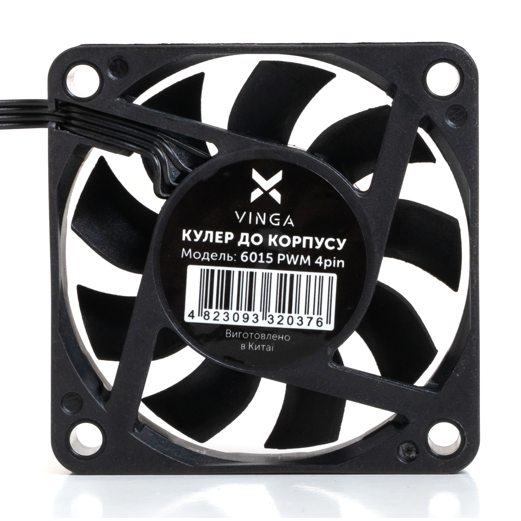 Кулер до корпусу Vinga 6015 PWM 4pin ОЕМ - зображення 3