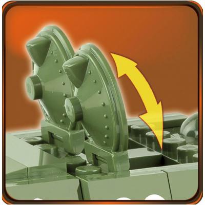 Конструктор Cobi Чотири танкісти та собака, 530 деталей (COBI-2486) - зображення 5