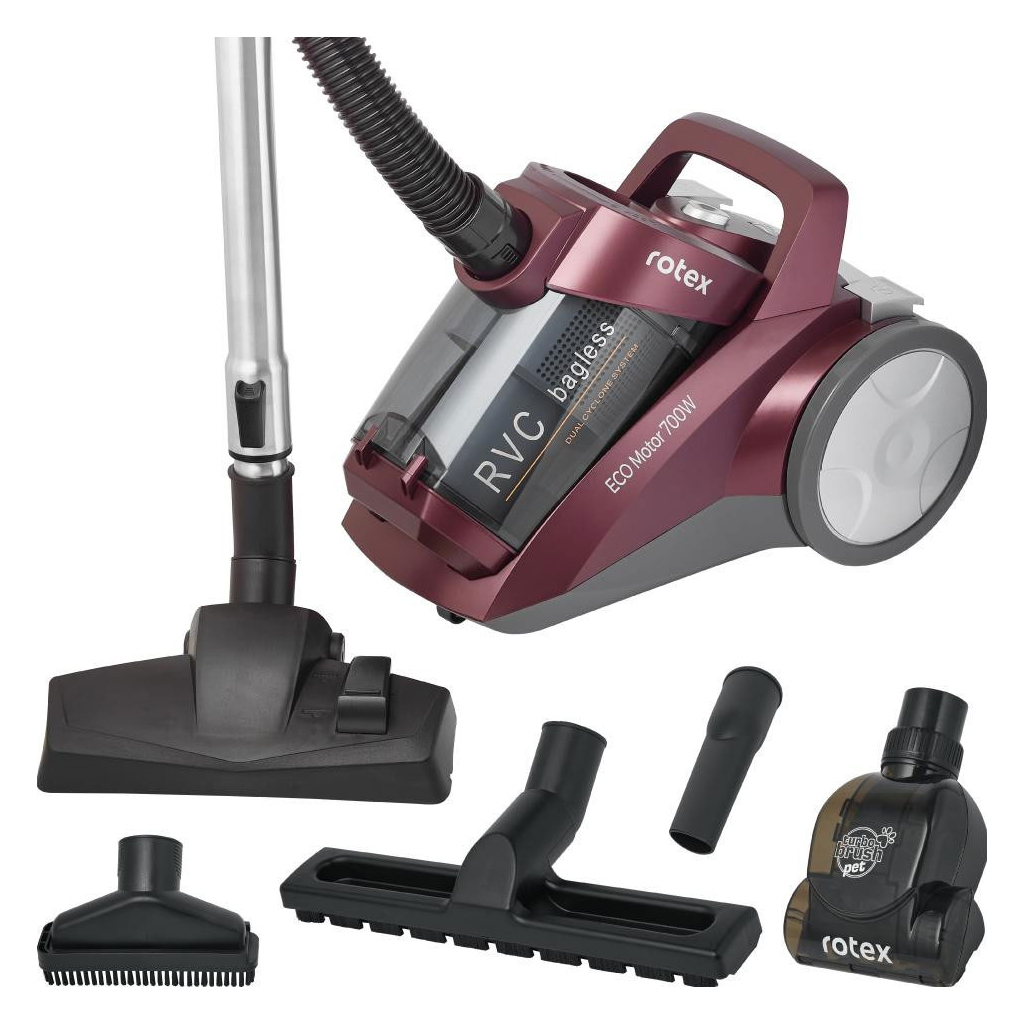 Пилосос Rotex RVC20-R TurboPet - зображення 1