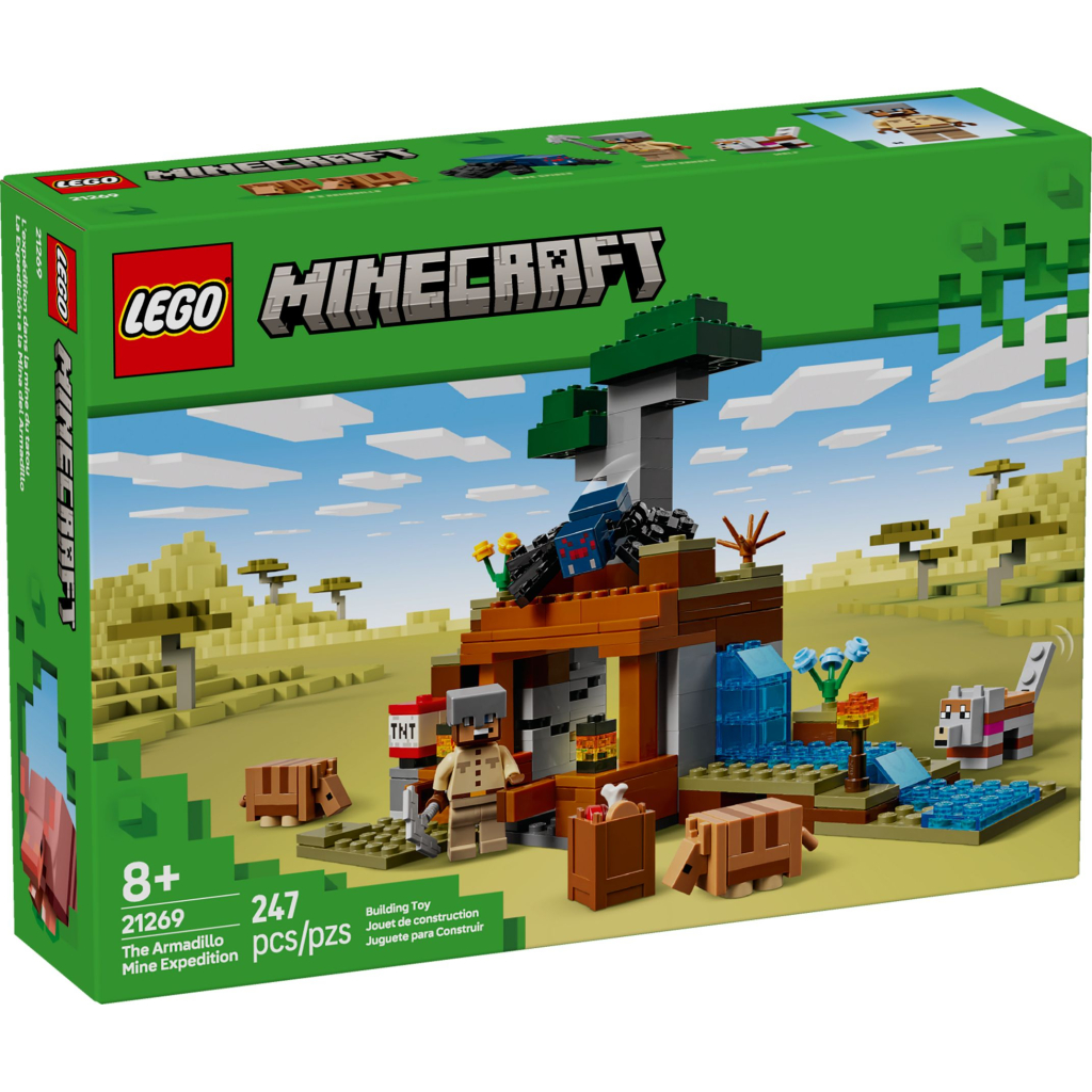Конструктор LEGO Minecraft Шахтна експедиція Броненосець (21269) - зображення 1