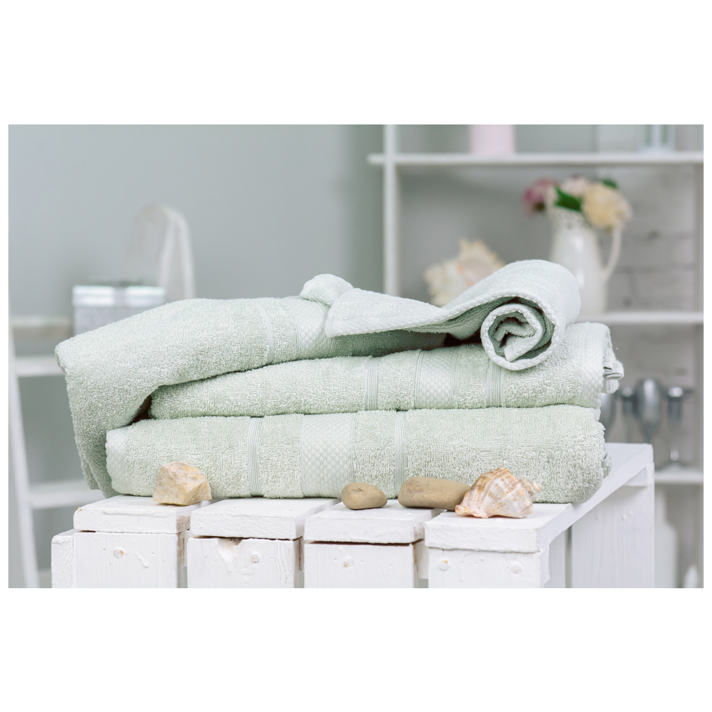 Рушник MirSon набір банний 5008 SoftNess Menthol 40x70, 50x90, 70x140, 100x150 (2200003183320) - зображення 1