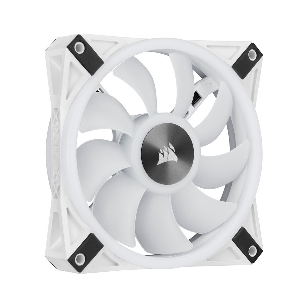 Кулер до корпусу Corsair QL Series, WHITE QL120 RGB (CO-9050104-WW) - зображення 3