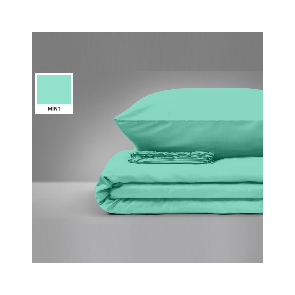 Наволочка MirSon Бязь Premium 11-2208 Mint 70х70 (2200000953315) - зображення 1