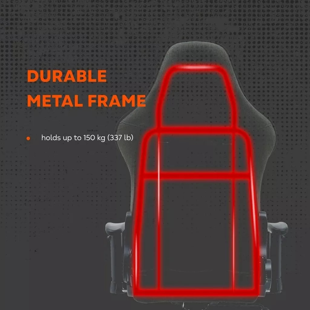 Крісло ігрове Canyon Crest FCH01 Fabric Grey (CNS-FCH01) - зображення 9