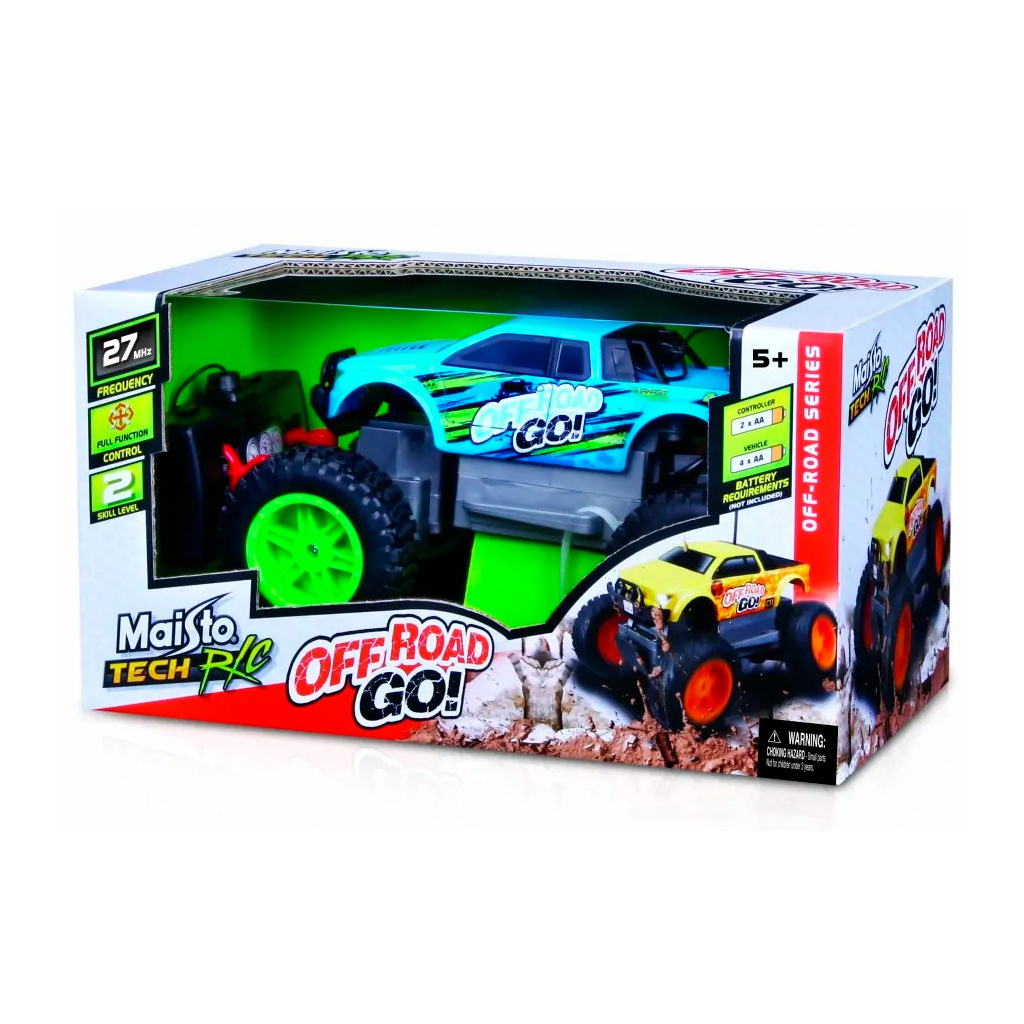 Радіокерована іграшка Maisto Tech Off Road Go блакитний (82759 light blue) - зображення 2