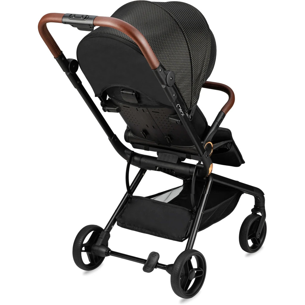 Коляска MoMi Adelle, чорна з золотом (WOSP00034) - зображення 6