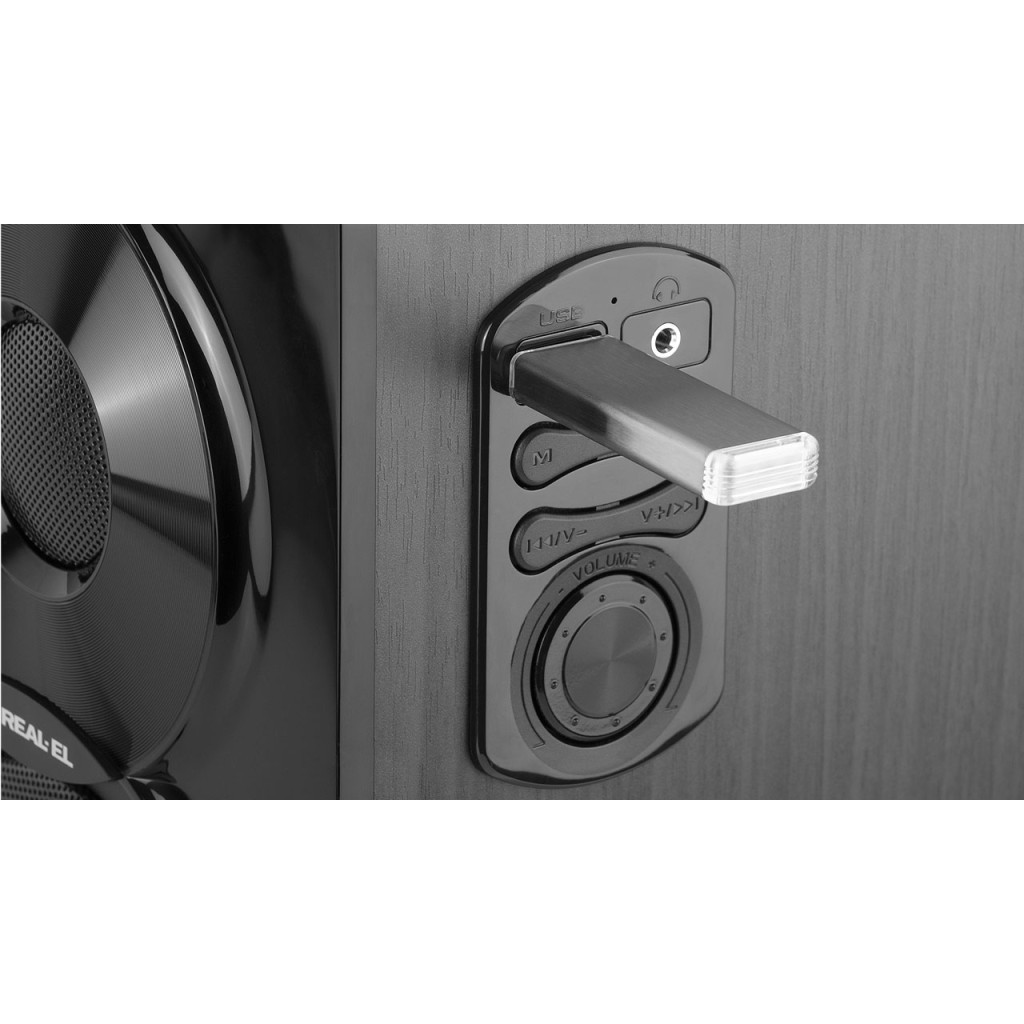 Акустична система REAL-EL S-450 Black (EL121200005) - зображення 10