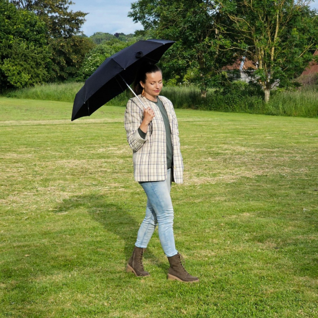 Парасоля Fulton Open&Close-3 L345 Black (L345-000175) - зображення 4