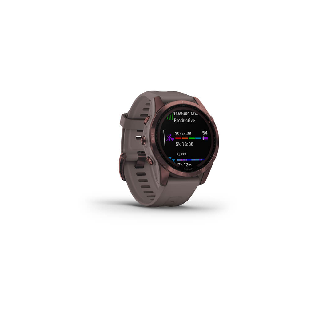 Смарт-годинник Garmin fenix 7S Sapphire Sol, Dark Bronze Ti w/ Shale Gray Band, GPS (010-02539-29) - зображення 3