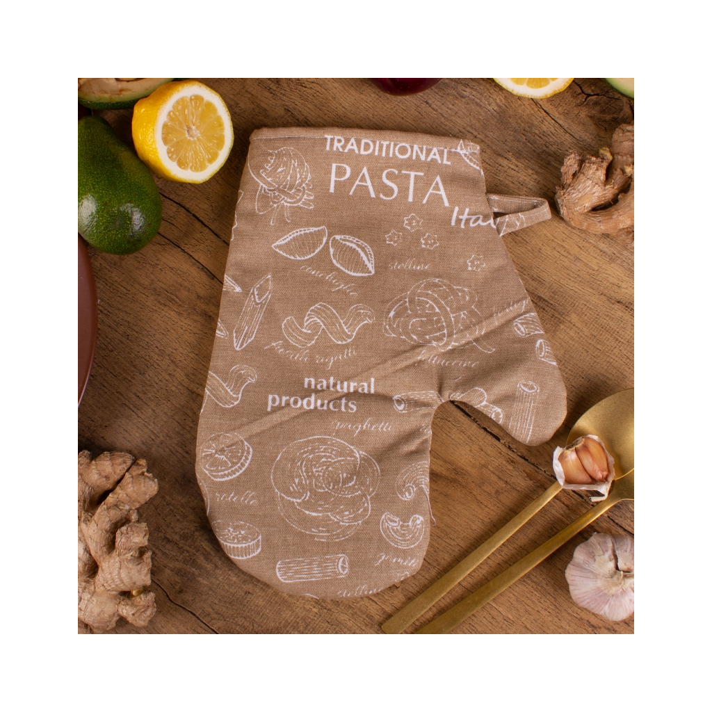 Кухонна прихватка MirSon рогожа/напівпанама №202 - Brown paste (2200006753865) - зображення 2