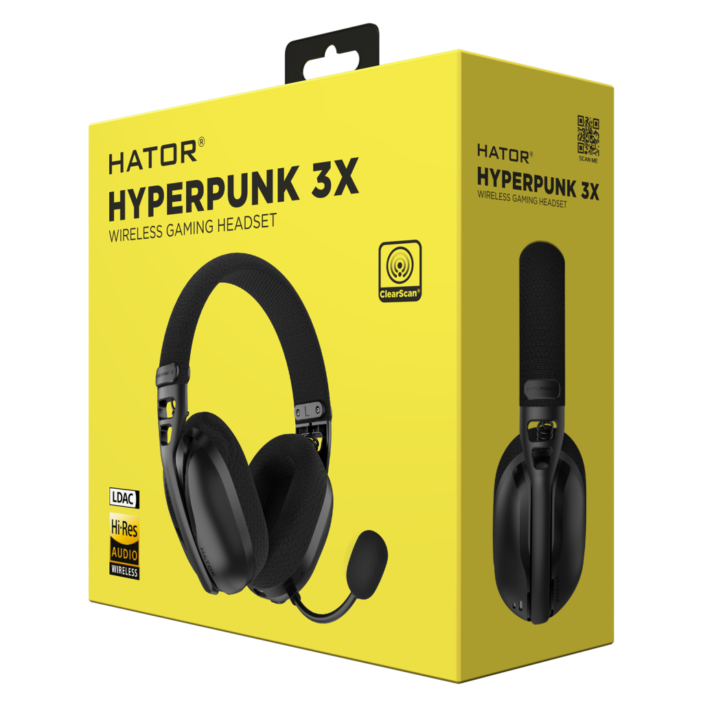 Навушники Hator Hyperpunk 3X Wireless Black (ESH14) - зображення 6